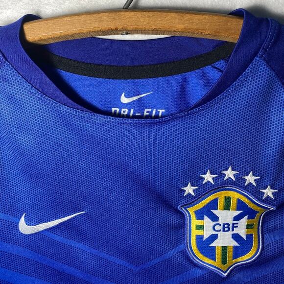 NIKE National Brazil Football Shirt Pre-Match 2014/15 Mens Size S - Picture 10 of 11